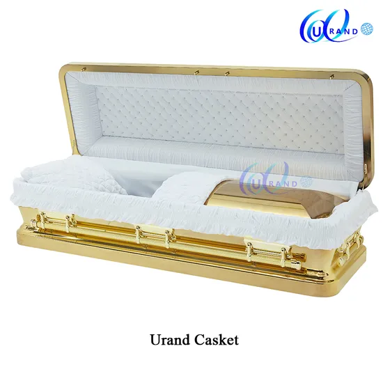 Cofanetto in metallo dorato a specchio